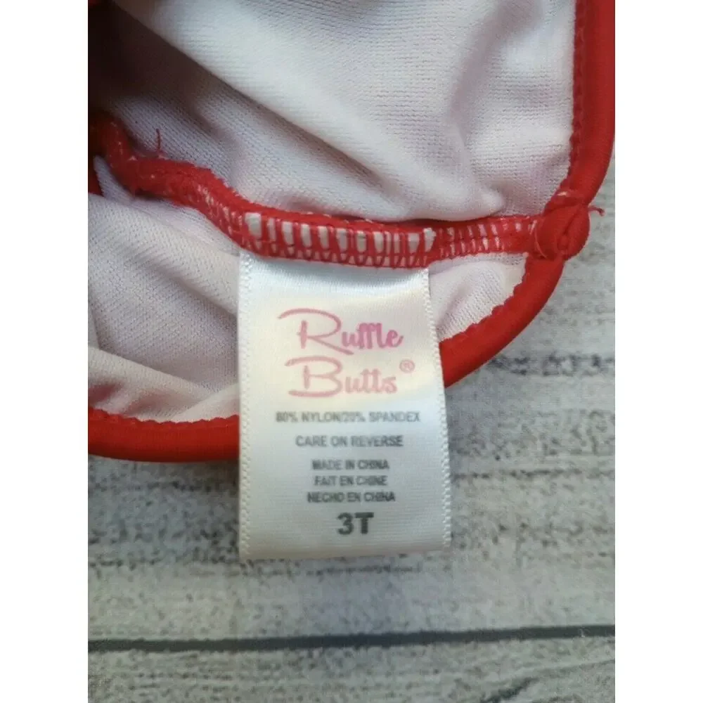 3T Ruffle Butts Ruffled Swim Set